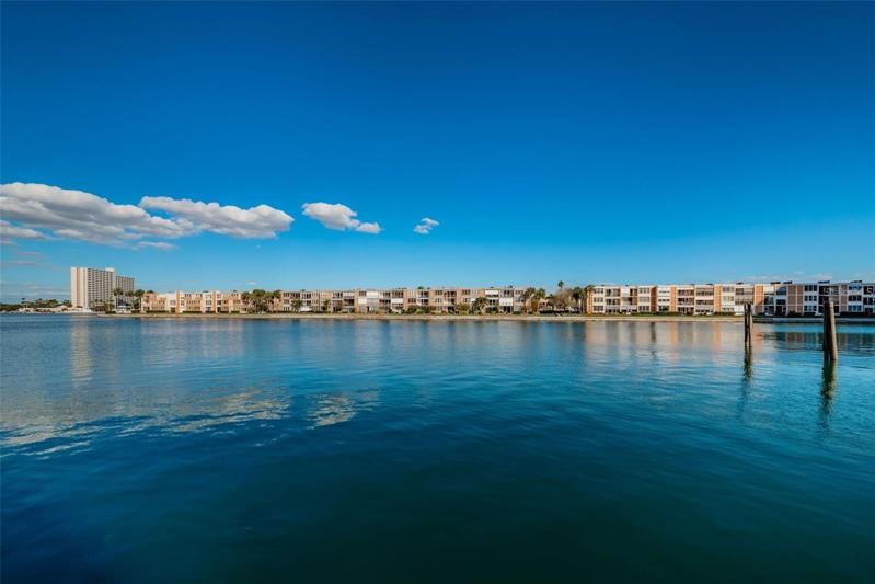 wide water views from the north side of the island