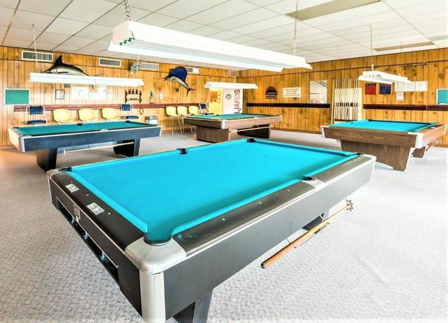 Clubhouse pool room