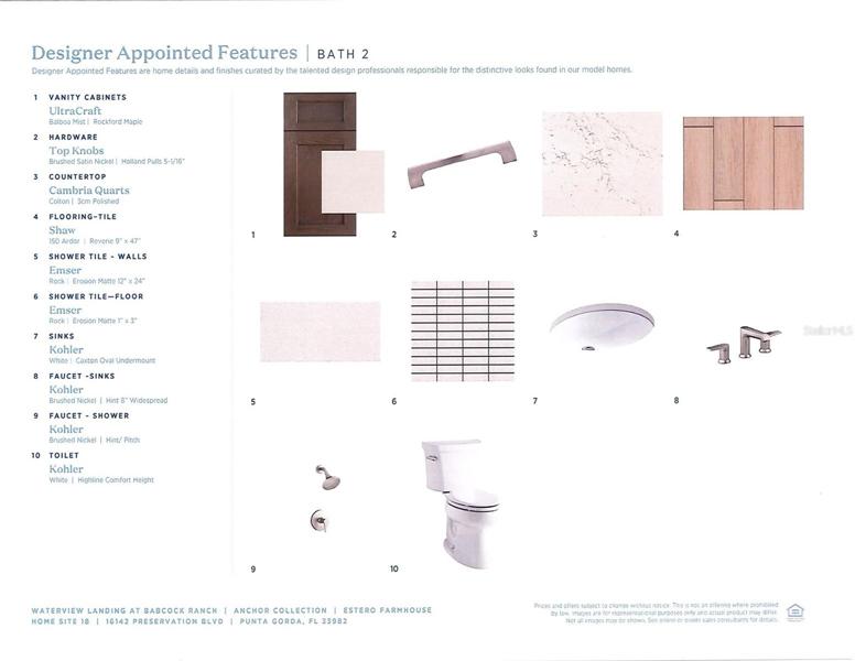 Designer Appointed Features