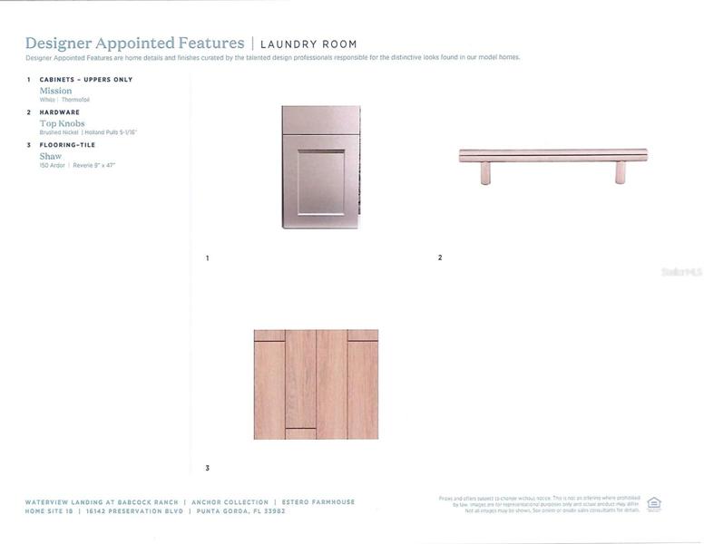 Designer Appointed Features