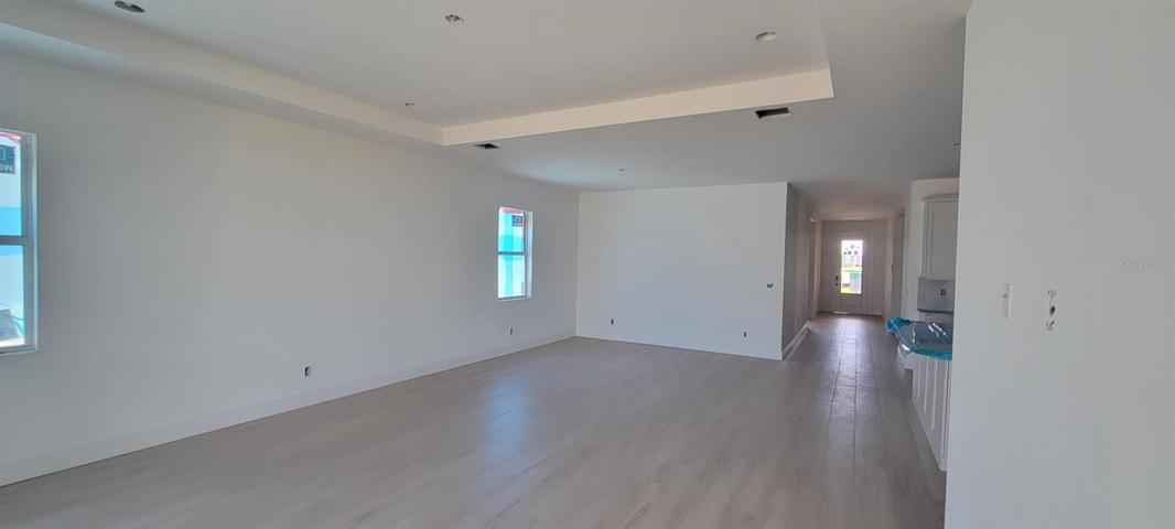 Great room and casual dining area