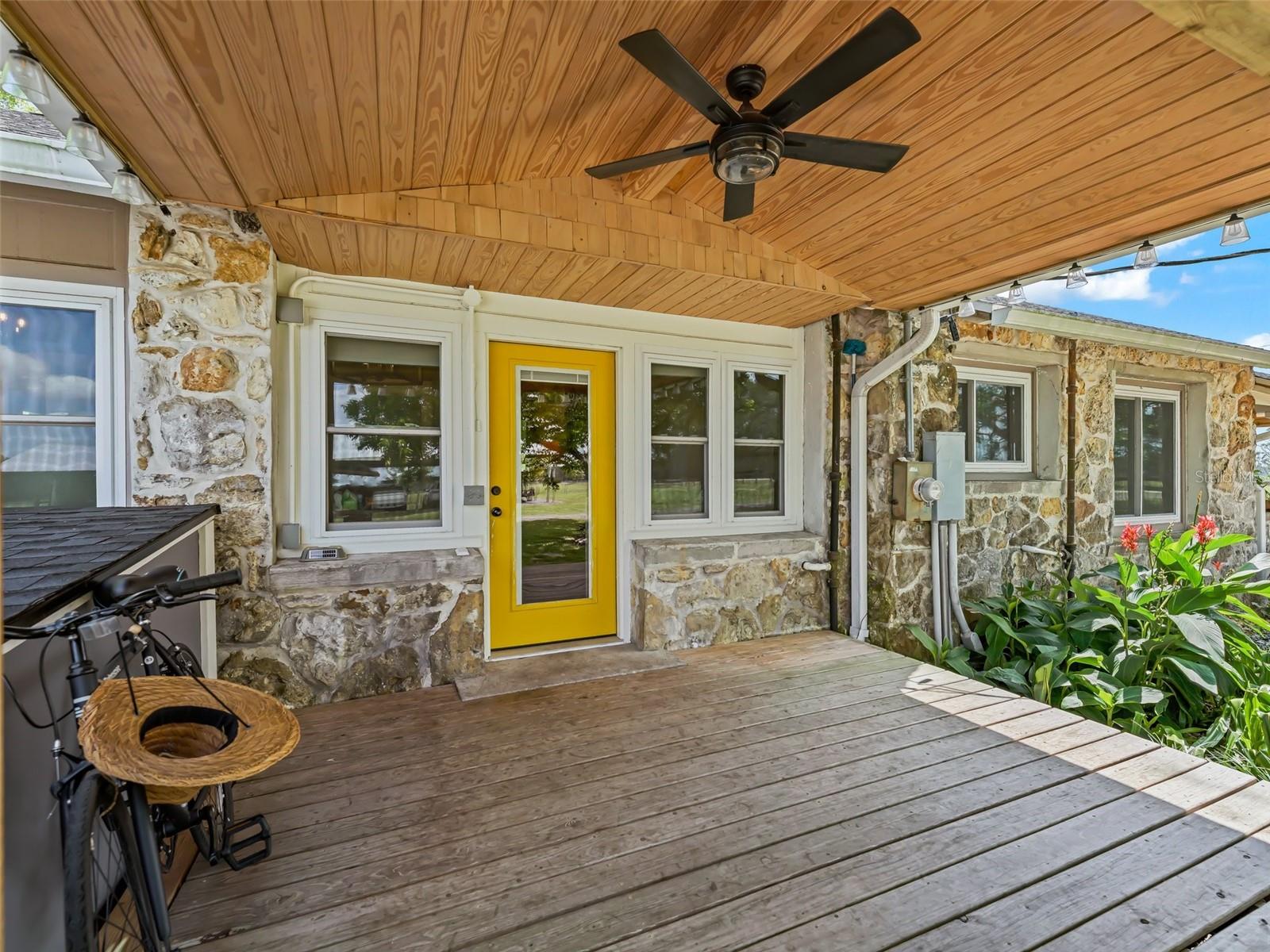 Side porch