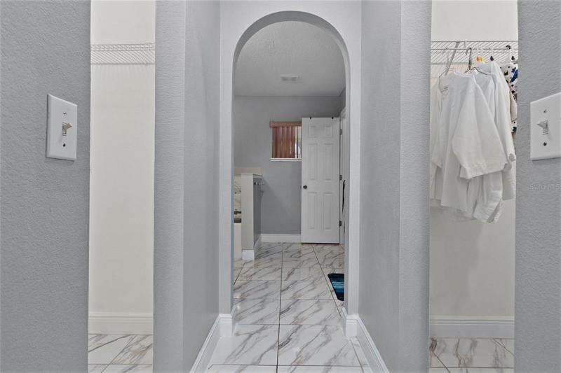 Double Walk In closets