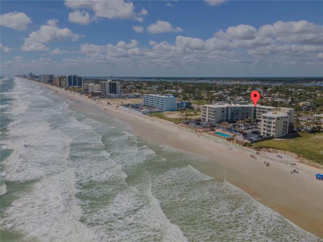 Aerial ocean view