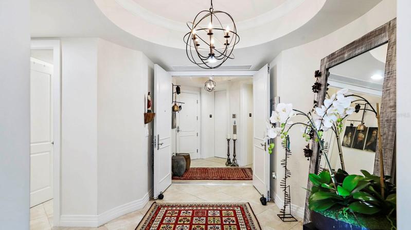 staged foyer