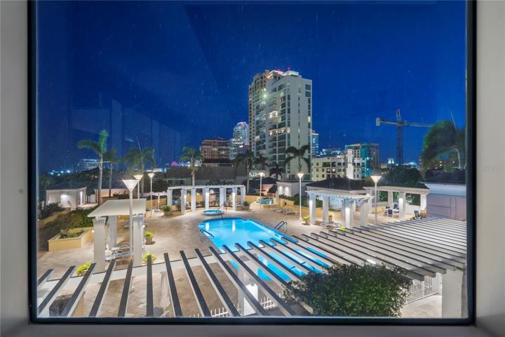 view at night from the living room!