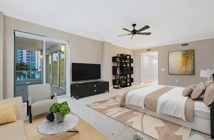 master bedroom  virtually staged