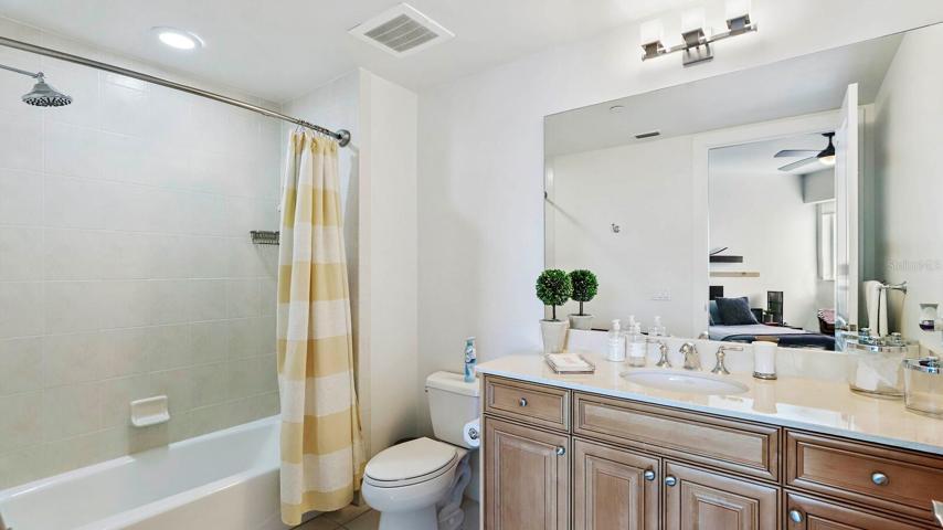 staged bath