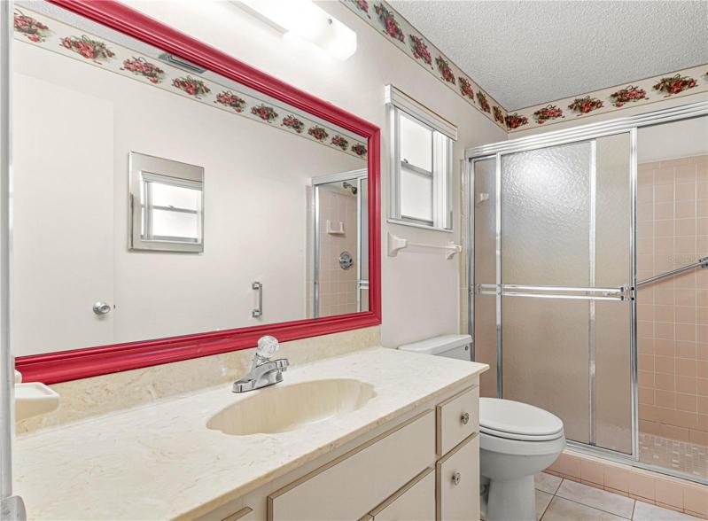 Master Bath with Step-In Tiled Shower