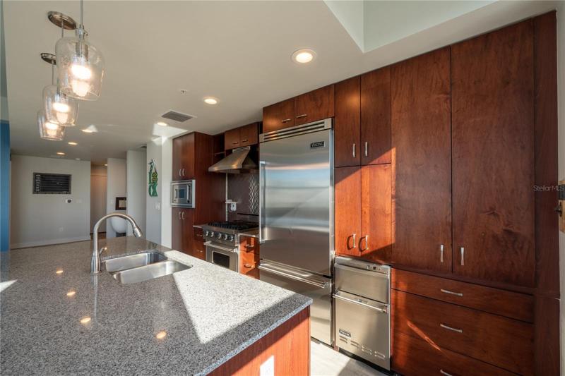 Kitchen from living/dining room