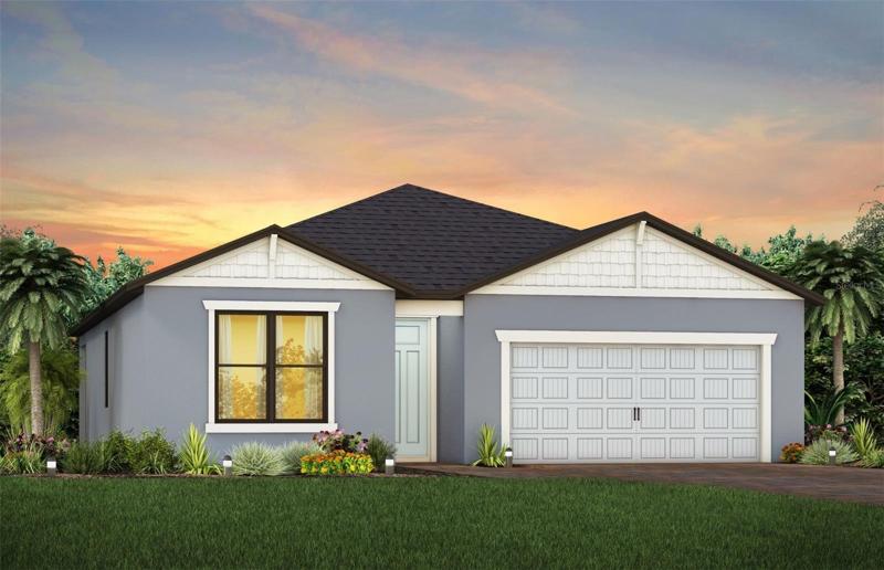 Front exterior elevation rendering