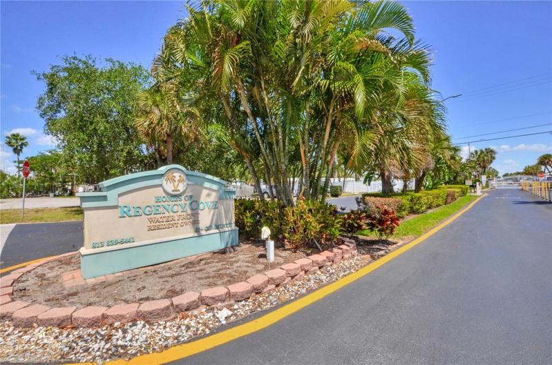 Welcome to this rare 55+ water front community of Regency Cove!
