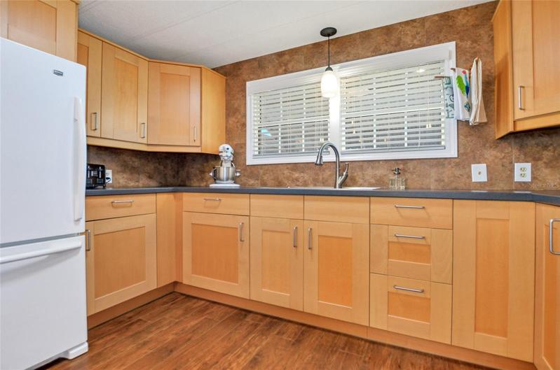 Kitchen is perfect for a full dinner or a quick snack
