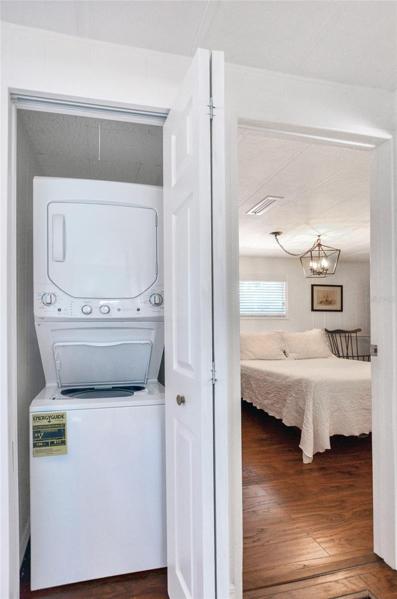 Washer and dryer conveniently stashed away