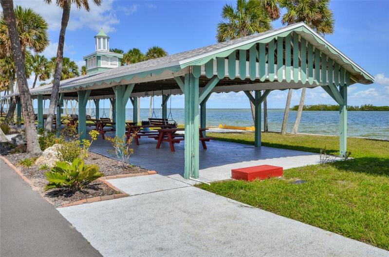 Stunning views as you picnic in the pavilion
