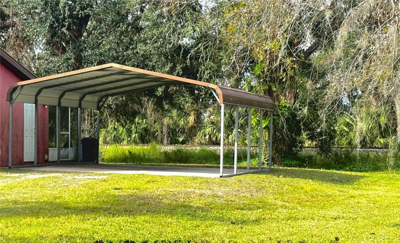 Two-car carport