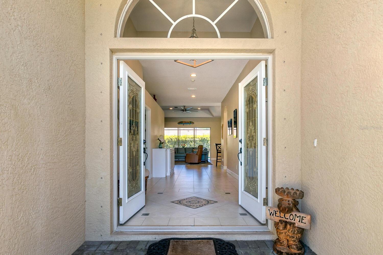 Double Leaded Glass Entry Doors