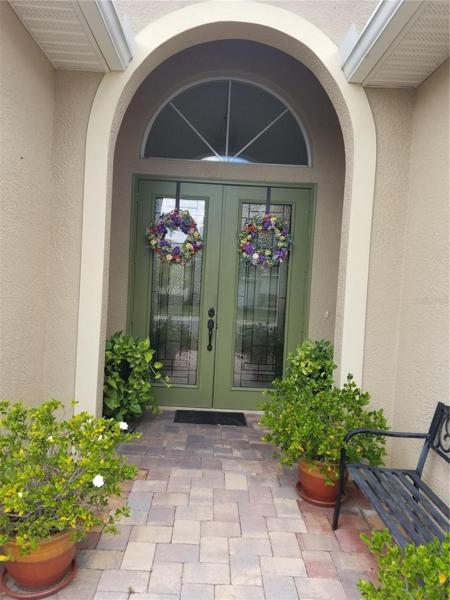 Glassed in front door
