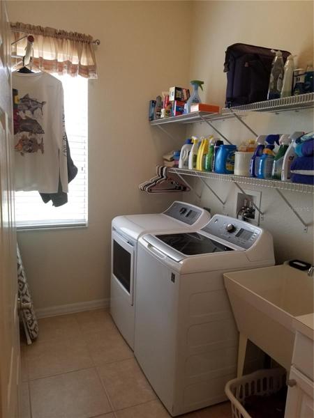 inside laundry upgraded appliances