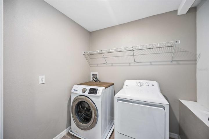 upstairs laundry room