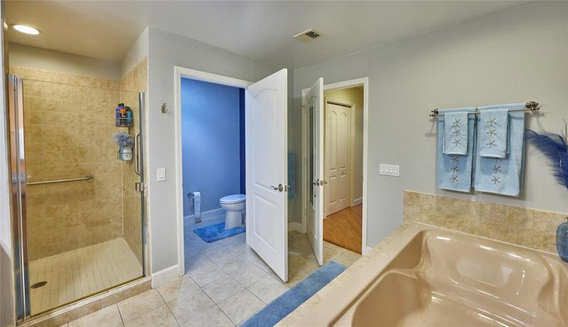 Master bathroom.