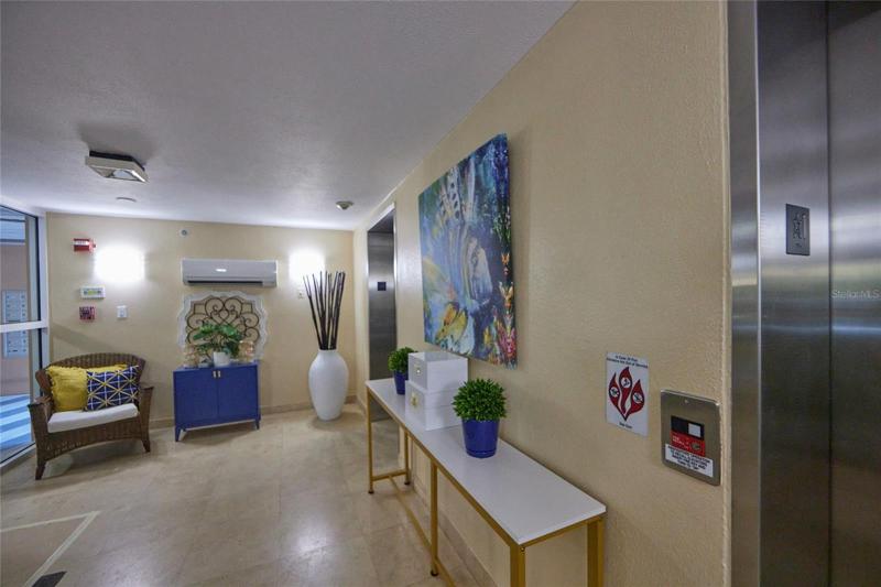 Lobby entrance.