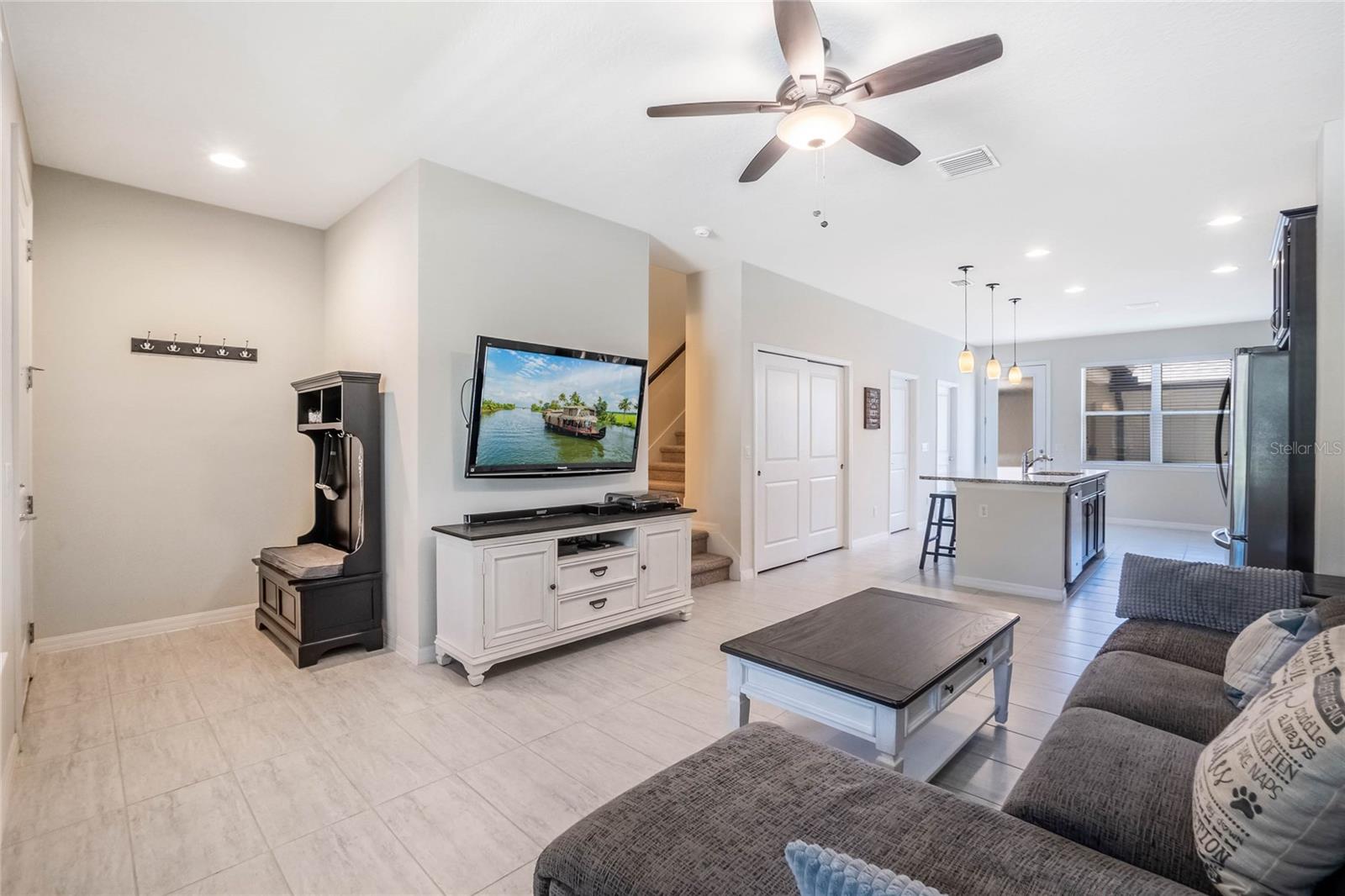 Front entry &amp; living area