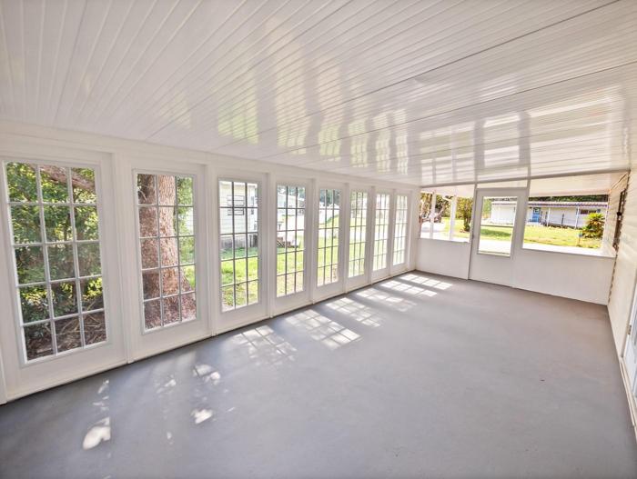 spacious sunroom