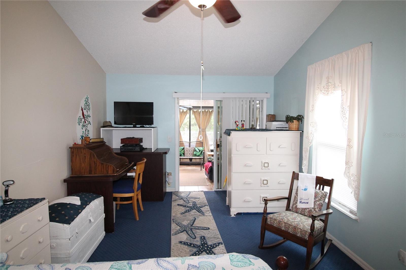 Florida room off master bedroom