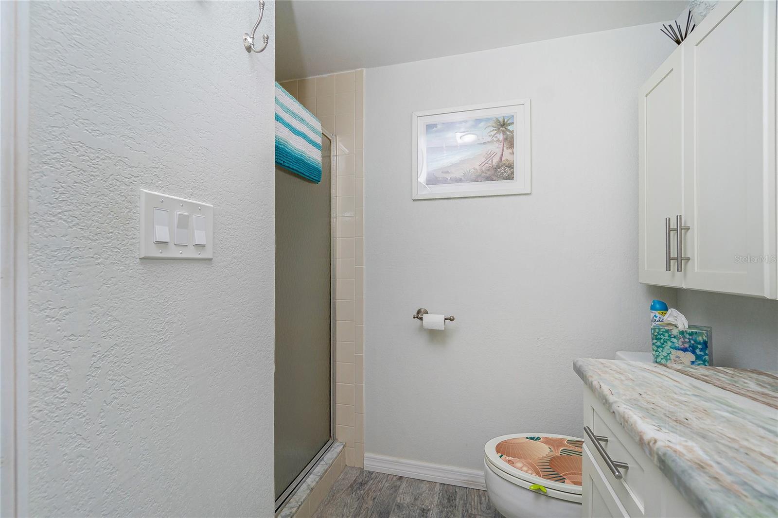 Step in shower makes for easy access!