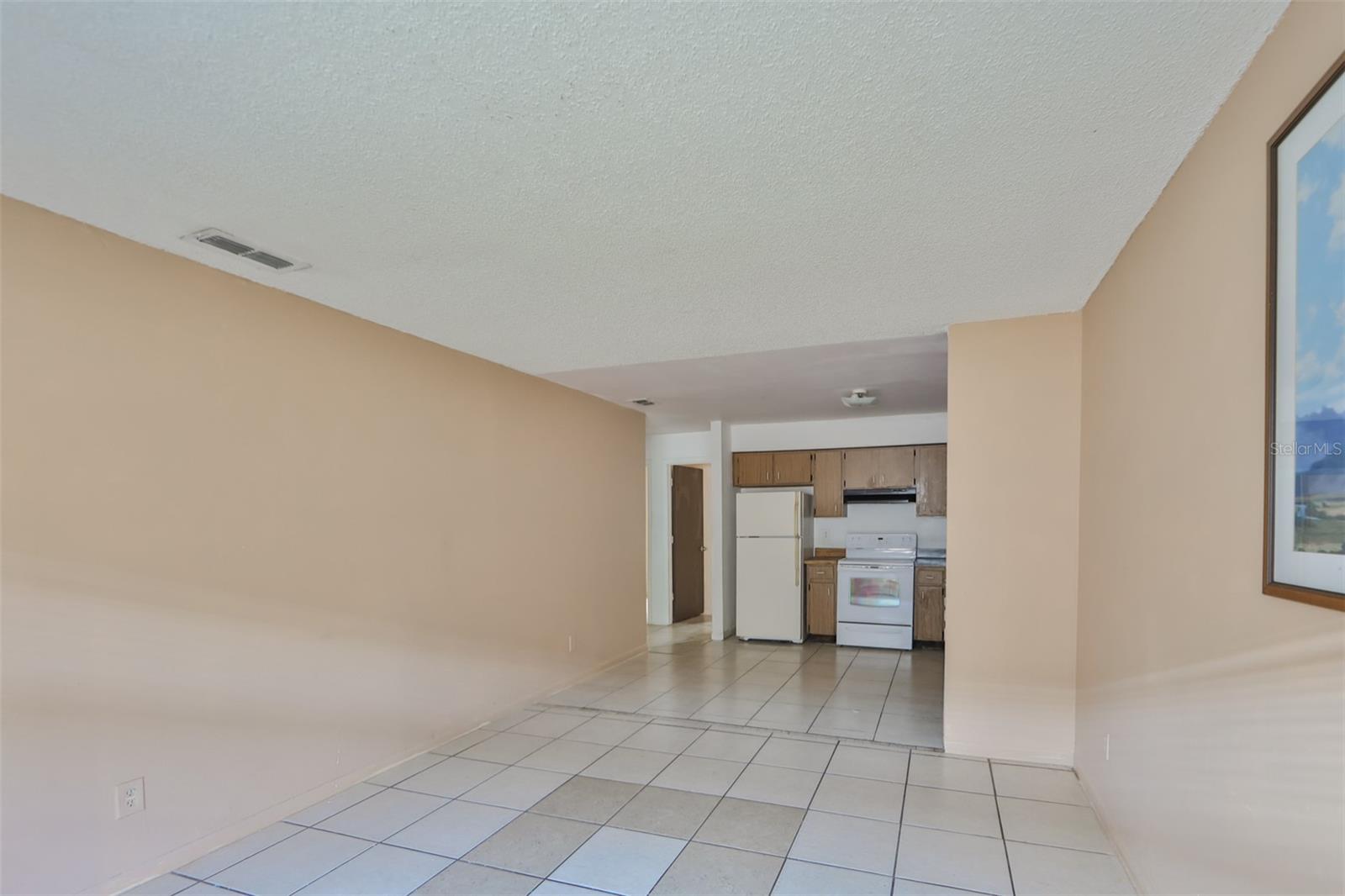 2nd Duplex - Living Room Opens to Kitchen