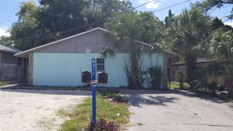 Front view of duplex home