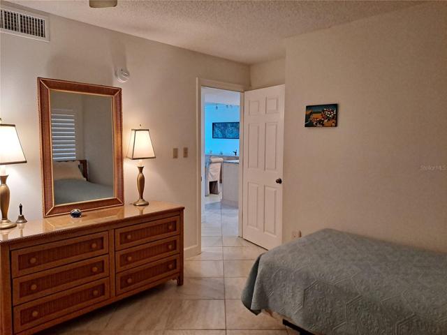 Guest bedroom view to main unit