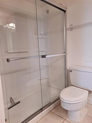Master shower