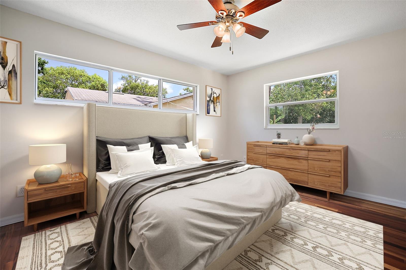 Master suite *virtually staged