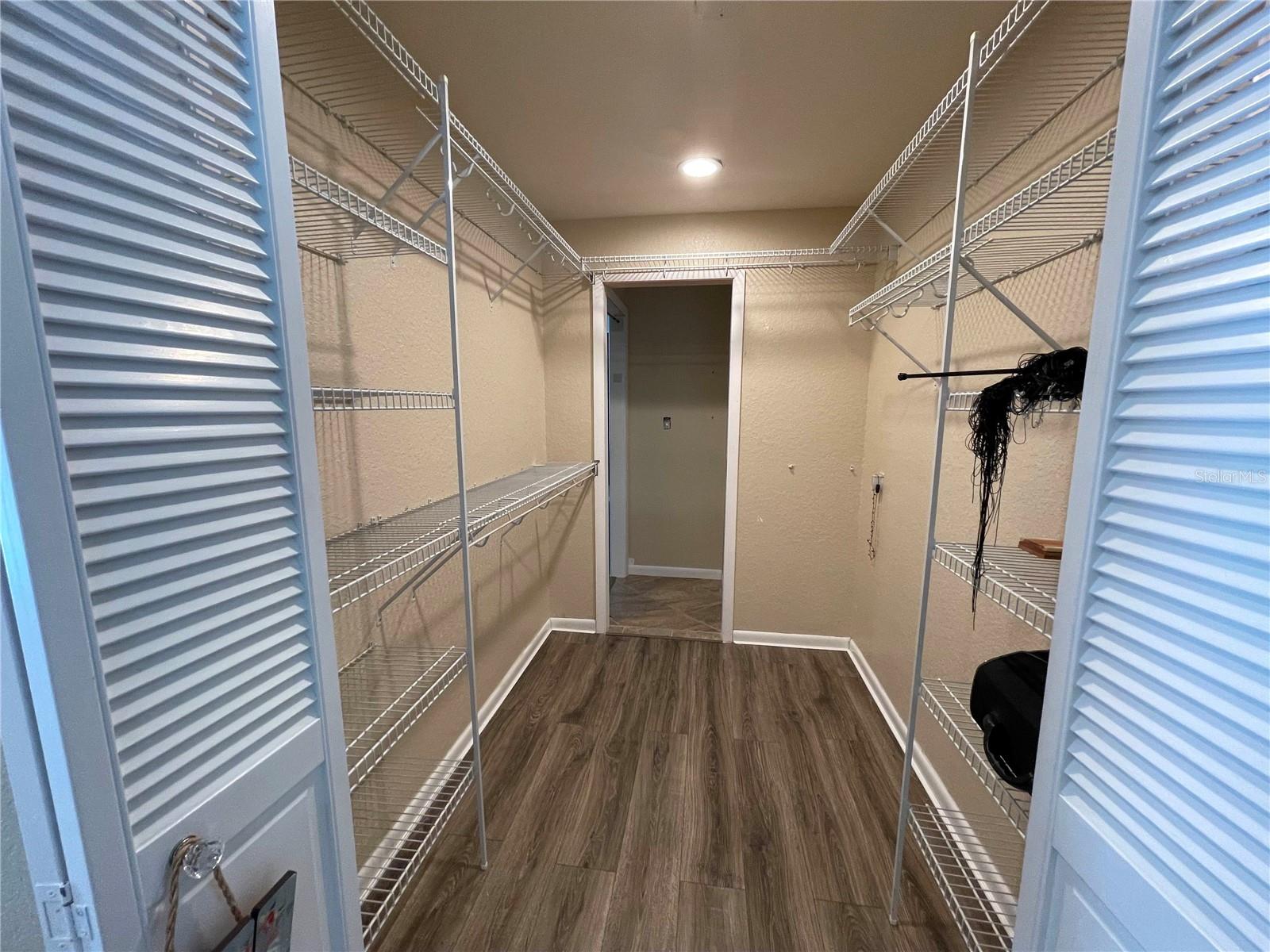 First Master Bedroom Closet