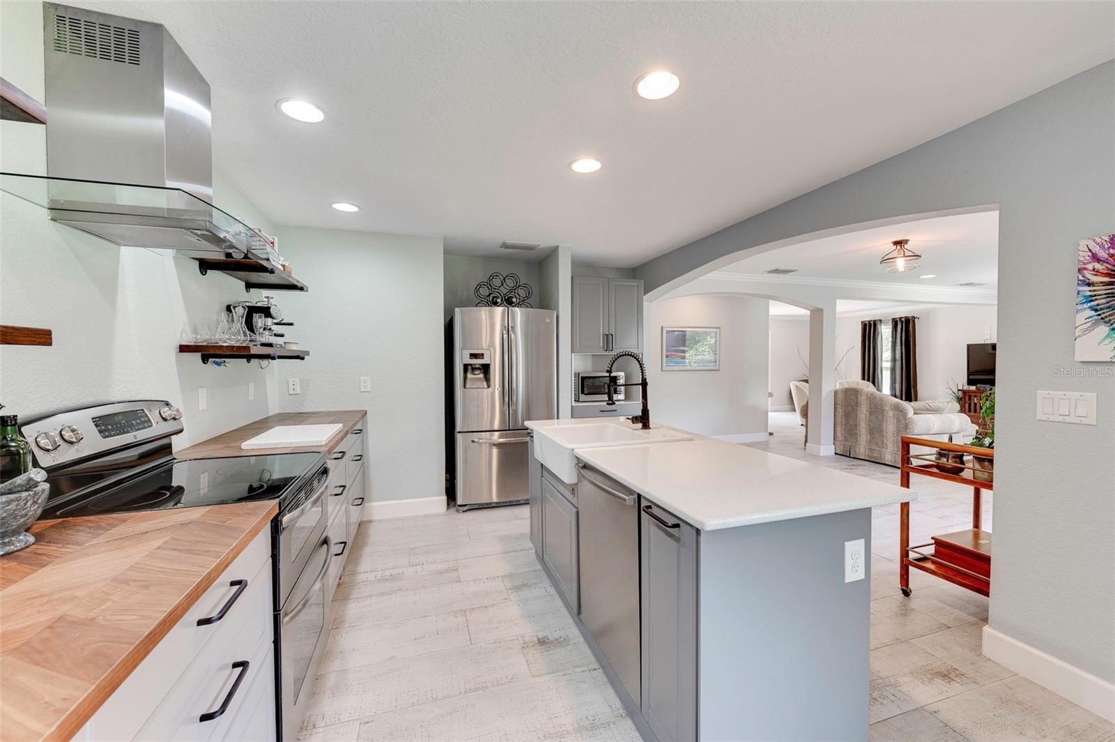 Amazing, open concept kitchen!
