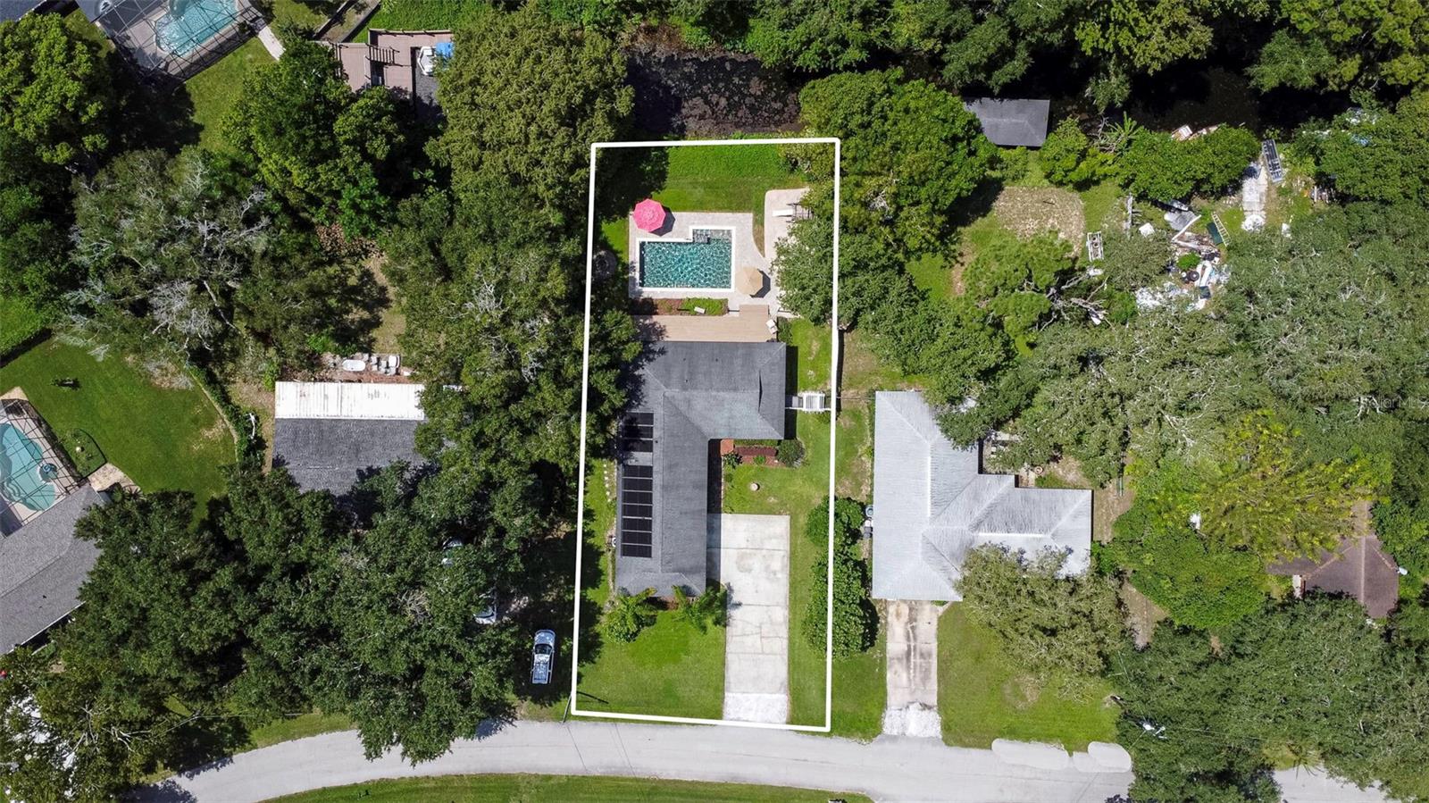 Canal front pool home!