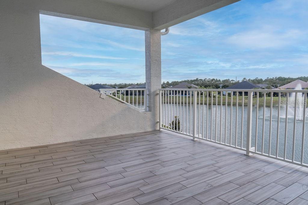 Bonus room balcony