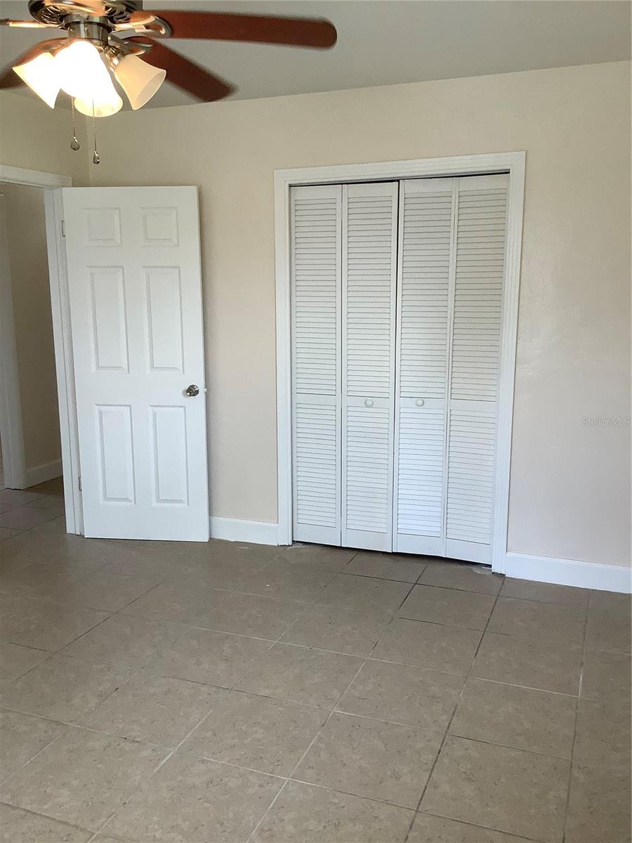 Primary walk in closet