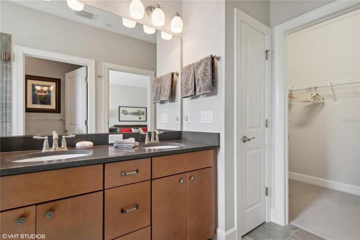 Walk-in closet and linen closet
