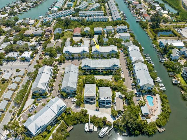Aerial view of The Cove