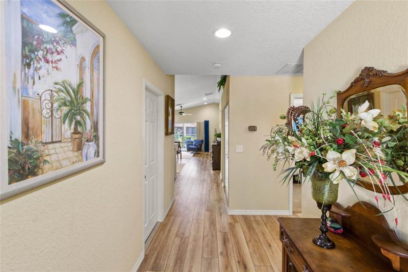 As you walk in front door