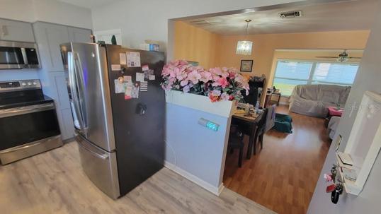 Kitchen leading into Dining Room.