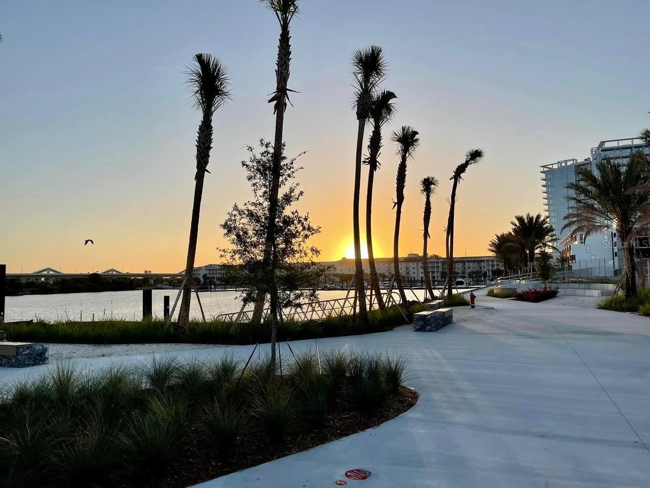 Just one block away are amazing walking tails along the water at the Westshore Marina District
