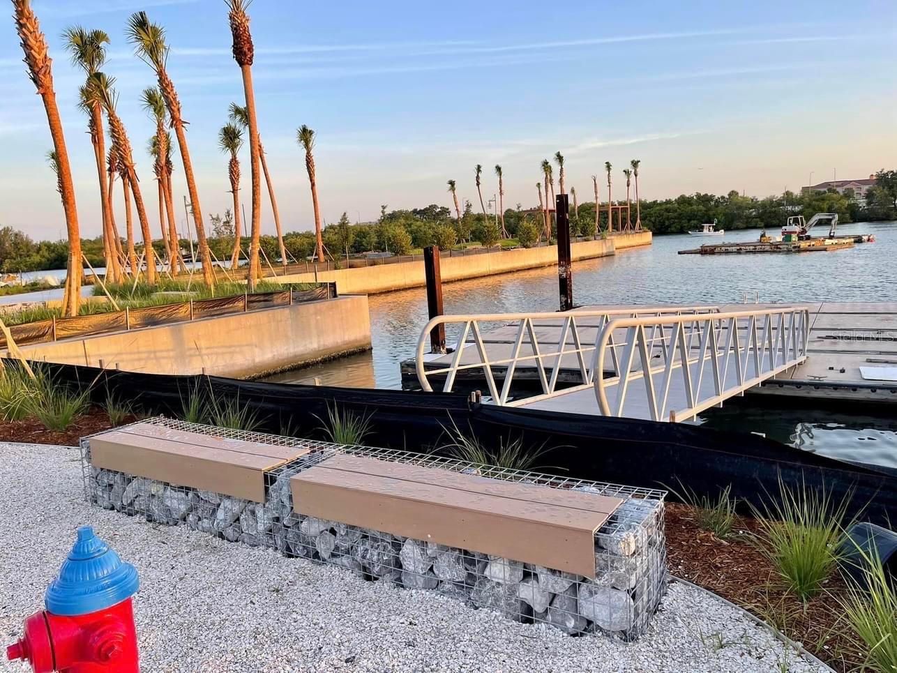 Just one block away are amazing walking tails along the water at the Westshore Marina District