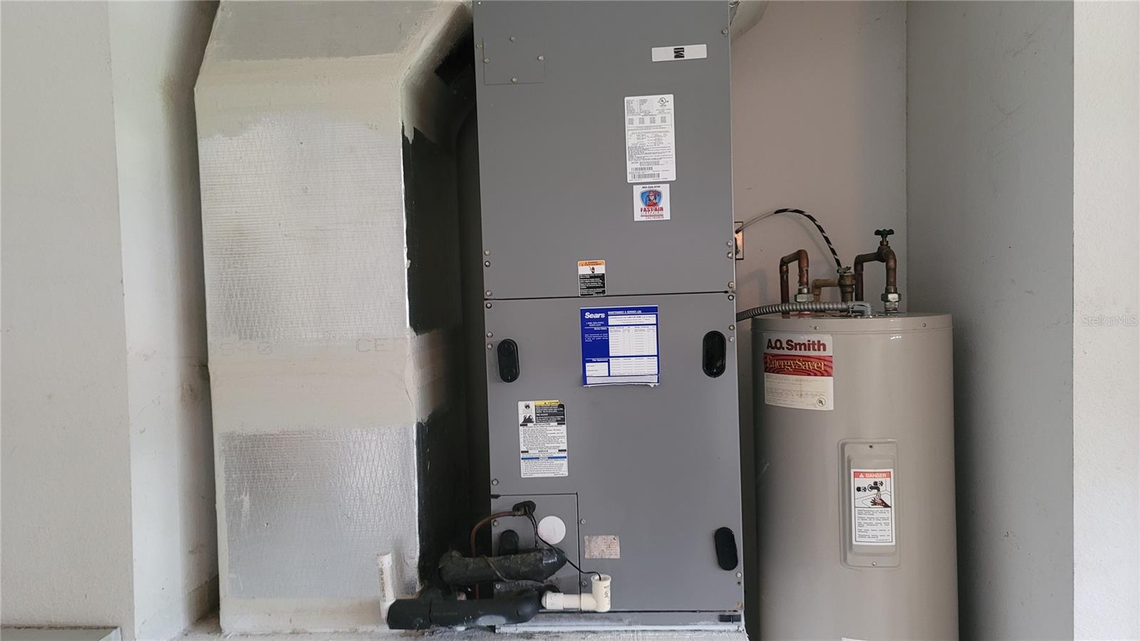 hvac and elect water heater