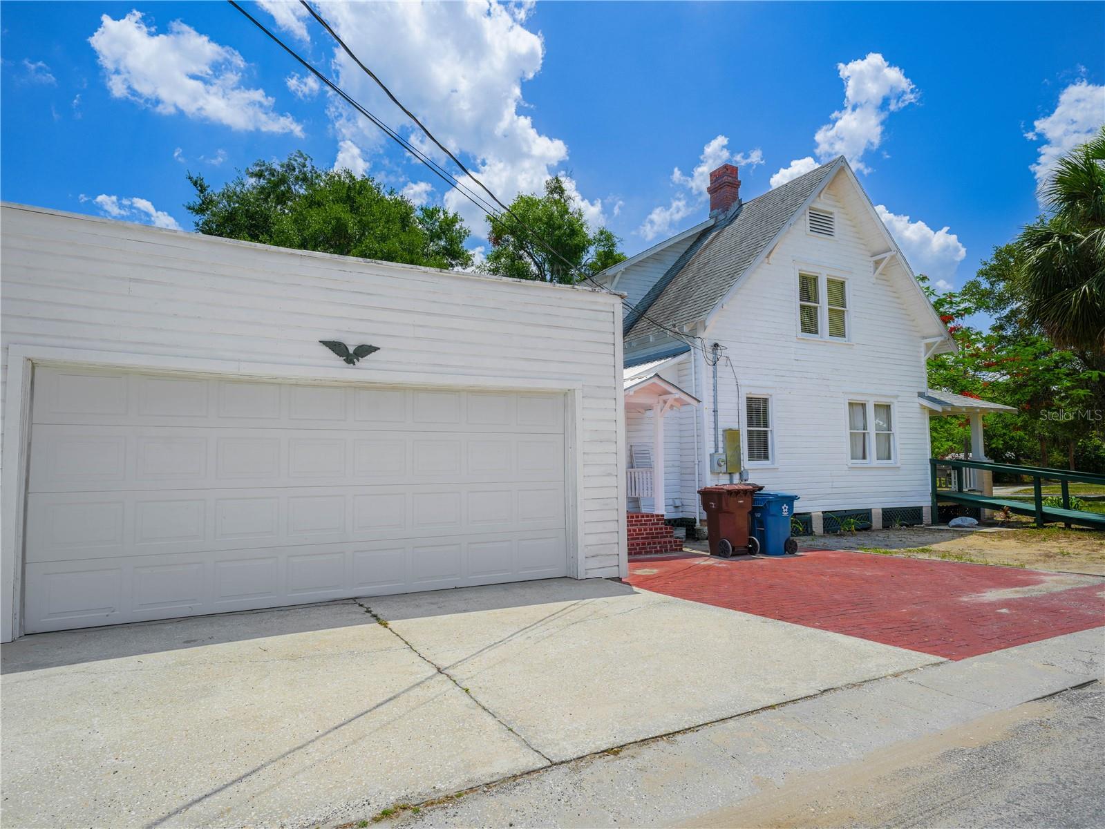 Garage and Main House