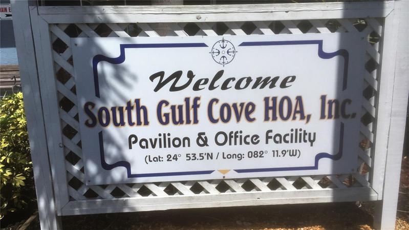 Homeowners Association Sign.