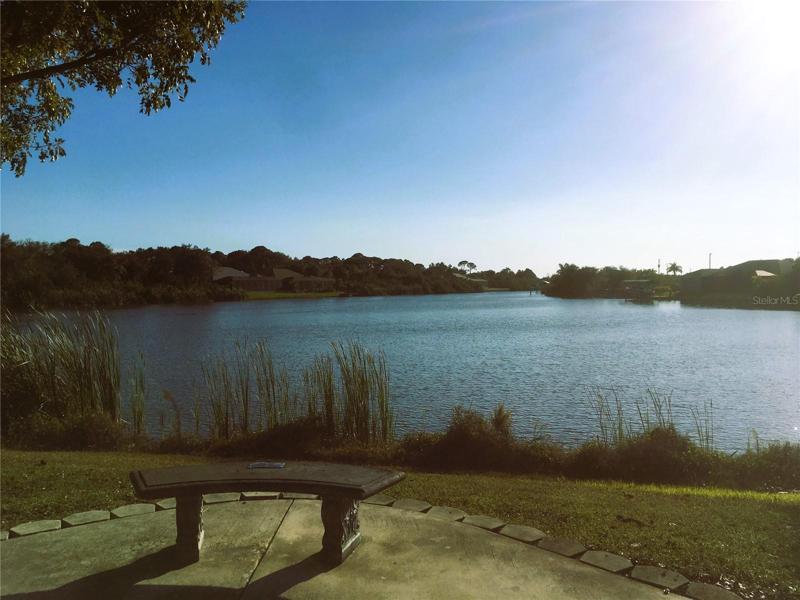 Lake at the Learning Center.